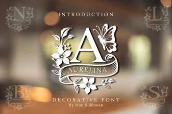 Aurelina Monogram Font for Signature Elegance