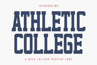 How to Use Athletic College Fonts in Graphic Design