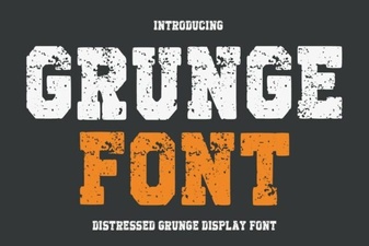 Design Creative Projects with Grunge Fonts