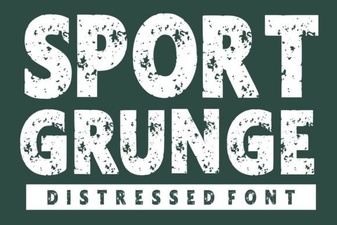 Grunge Fonts for Athletic Branding & Sportswear