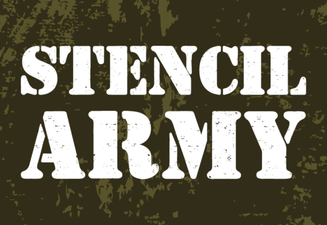 Stencil Army Font for Graphic Design Projects