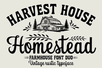 Homestead Font: Style Your Rural-Inspired Projects
