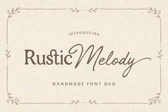 Craft Your Artisan Designs with Rustic Melody Font